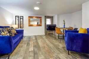 Coppergate Mews apartment lounge