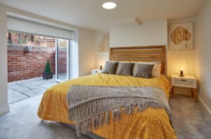 Coppergate Mews apartment bedroom