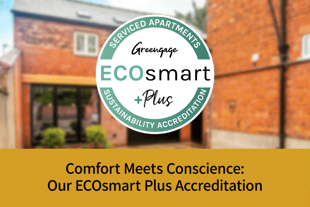 Comfort Meets Conscience: Our ECOsmart Plus Accreditation | Coppergate Serviced Accommodation